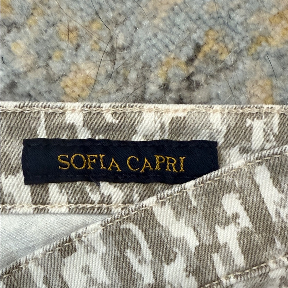 Lucky Brand Sofia Capri Patterned Pants - image 3
